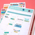 Custom Colored Tasks/Calendar/Diary Decorative Planner Stickers,sticky Notes